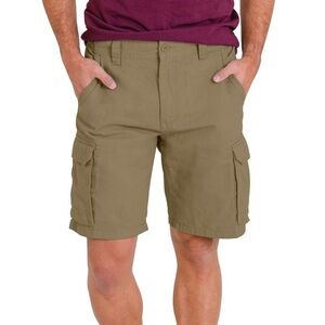 NEW Arizona Jean Company Men's Olive Cargo Shorts